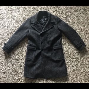 Express double breasted overcoat topcoat